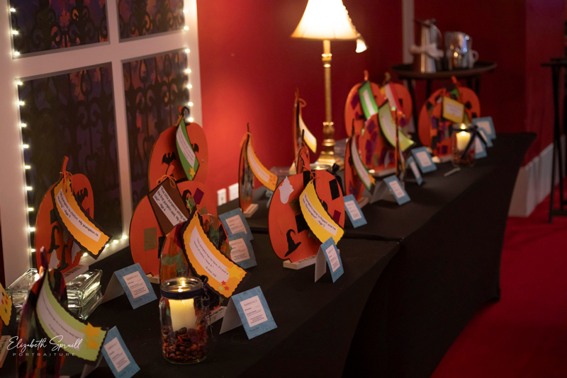 Pumpkins are decorated by Spokane's youth and auctioned off at the event.